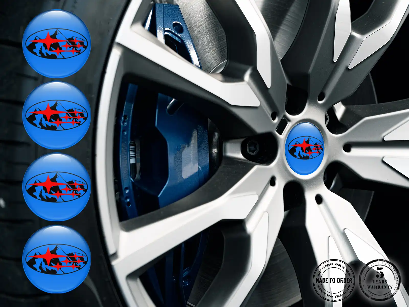 Subaru Adesivo Silicone Tuning Radiant Racing Grid